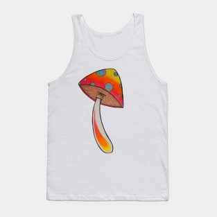 Rainbow Mushroom Tank Top